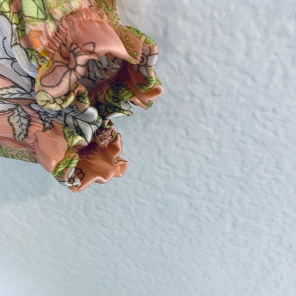 Maddden NYC Corset Top Juniors Medium Pink Ruched Coquette Lolita Fairy Core - Picture 7 of 14